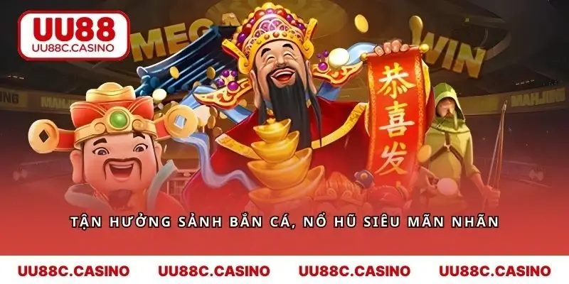 Tận hưởng sảnh bắn cá, nổ hũ siêu mãn nhãn